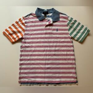 Polo by Ralph Lauren Boys Striped Shirt -Size L (14/16) EUC
